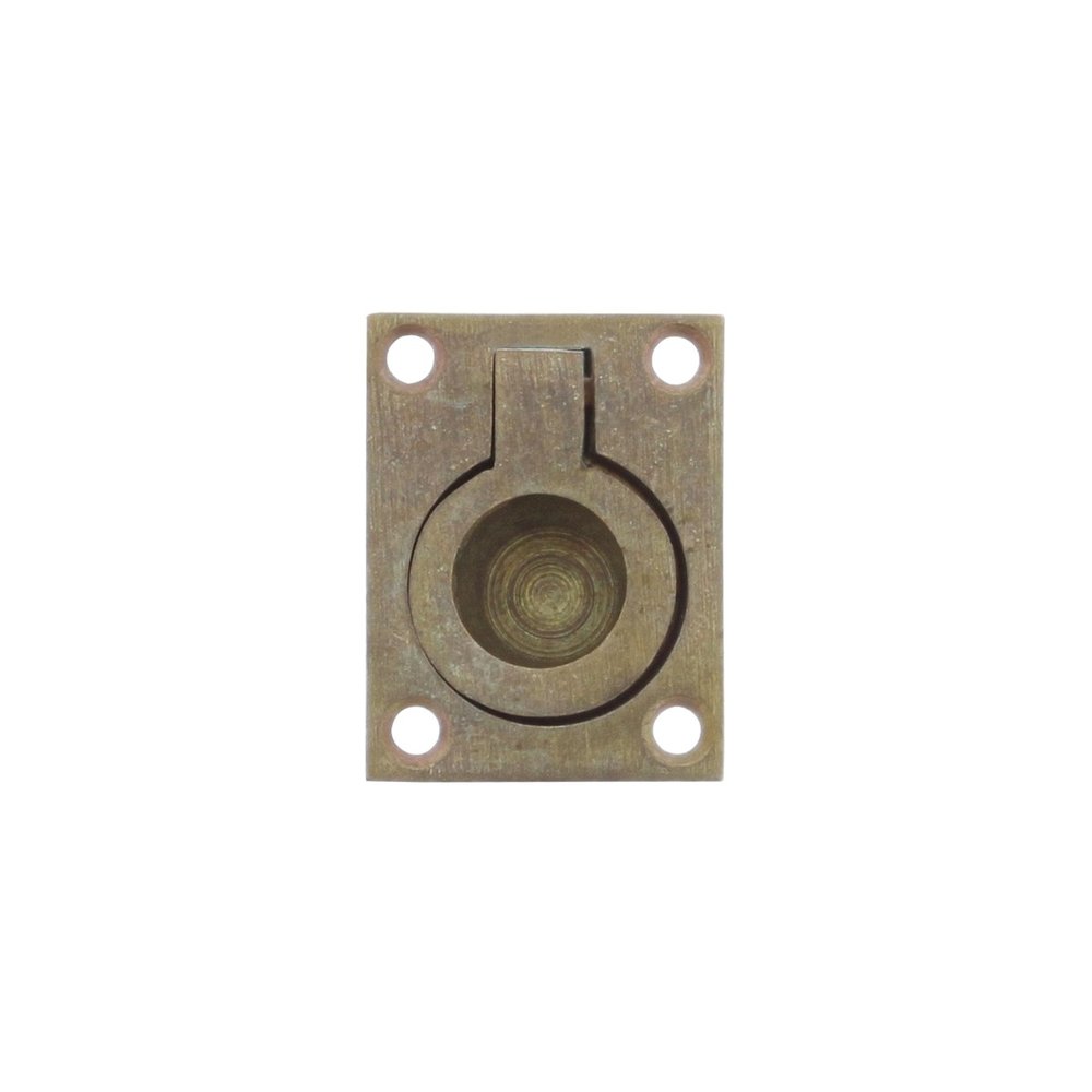 Intersteel Luikring rechthoekig 41 x 31mm messing getrommeld Intersteel Luikring rechthoekig 41 x 31mm messing getrommeld