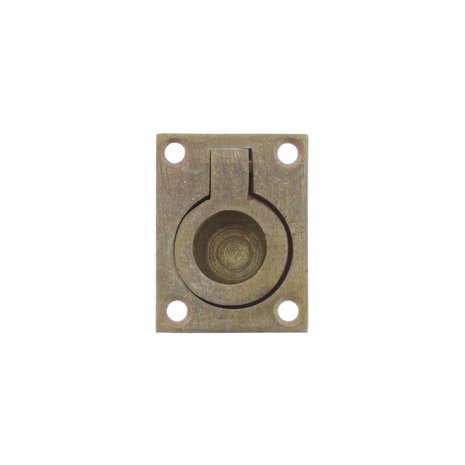Intersteel Luikring rechthoekig 41 x 31mm messing getrommeld Intersteel Luikring rechthoekig 41 x 31mm messing getrommeld