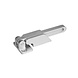Intersteel Kierstandhouder binnendraaiend Curve geborsteld RVS Intersteel Kierstandhouder binnendraaiend Curve geborsteld RVS