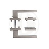 Intersteel Achterdeurbeslag Amsterdam vierkant SKG3 geborsteld RVS met KTB - buitendeur Intersteel Achterdeurbeslag Amsterdam vierkant SKG3 geborsteld RVS met KTB - buitendeur