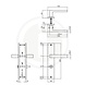 Intersteel Deurklink Hera op rechthoekig schild WC slot 63/8mm antraciet grijs Intersteel Deurklink Hera op rechthoekig schild WC slot 63/8mm antraciet grijs
