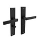 Intersteel Deurklink Hera op schild WC slot 63mm mat zwart Intersteel Deurklink Hera op schild WC slot 63mm mat zwart