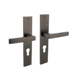 Intersteel Deurklink Hera op rechthoekig schild profielcilindergat 72 mm antraciet grijs Intersteel Deurklink Hera op rechthoekig schild profielcilindergat 72 mm antraciet grijs