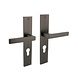 Intersteel Deurklink Hera op rechthoekig schild profielcilindergat 72 mm antracietgrijs Intersteel Deurklink Hera op rechthoekig schild profielcilindergat 72 mm antracietgrijs