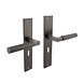 Intersteel Deurklink Bau-Stil op schild sleutelgat 56mm antracietgrijs Intersteel Deurklink Bau-Stil op schild sleutelgat 56mm antracietgrijs