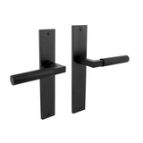 Intersteel Deurklink Bau-Stil op schild in mat zwart Intersteel Deurklink Bau-Stil op schild in mat zwart