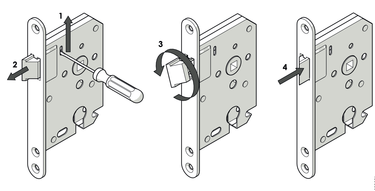 Dulimex Woningbouw klavier dag- en nachtslot geborsteld rvs 55 mm Dulimex Woningbouw klavier dag- en nachtslot geborsteld rvs 55 mm