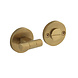 Intersteel Intersteel WC slot shiraat rond PVD messing mat Intersteel Intersteel WC slot shiraat rond PVD messing mat