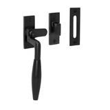 De Oude Deurklink Klassiek Raamsluiting, verstevigd, mat zwart, links De Oude Deurklink Klassiek Raamsluiting, verstevigd, mat zwart, links