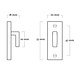 De Oude Deurklink Raamsluiting Deco, verstevigd, mat zwart, links De Oude Deurklink Raamsluiting Deco, verstevigd, mat zwart, links