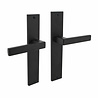Intersteel Deurklink Hera op schild blind mat zwart - deurbeslag voor binnendeur - Intersteel Intersteel Deurklink Hera op schild blind mat zwart - deurbeslag voor binnendeur - Intersteel