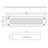 Intersteel Tochtwering ovaal geborsteld rvs - voor brievenbus of voordeur - Intersteel Intersteel Tochtwering ovaal geborsteld rvs - voor brievenbus of voordeur - Intersteel
