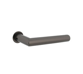 Intersteel Deurklink Jura met minimalistische rozet antraciet grijs Intersteel Deurklink Jura met minimalistische rozet antraciet grijs