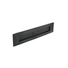 Intersteel Brievenbus rechthoekig met klep, binnendraaiend met tekst “POST” zwart Intersteel Brievenbus rechthoekig met klep, binnendraaiend met tekst “POST” zwart