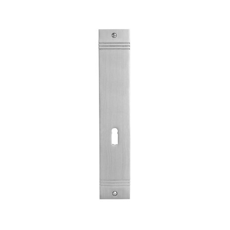 De Oude Deurklink Retro blindschild mat nikkel met sleutelgat - deurbeslag - De Oude Deurklink De Oude Deurklink Retro blindschild mat nikkel met sleutelgat - deurbeslag - De Oude Deurklink