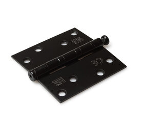 Dulimex Kogellagerscharnier rechte hoeken 89x89mm RVS zwart tot 80 kilo