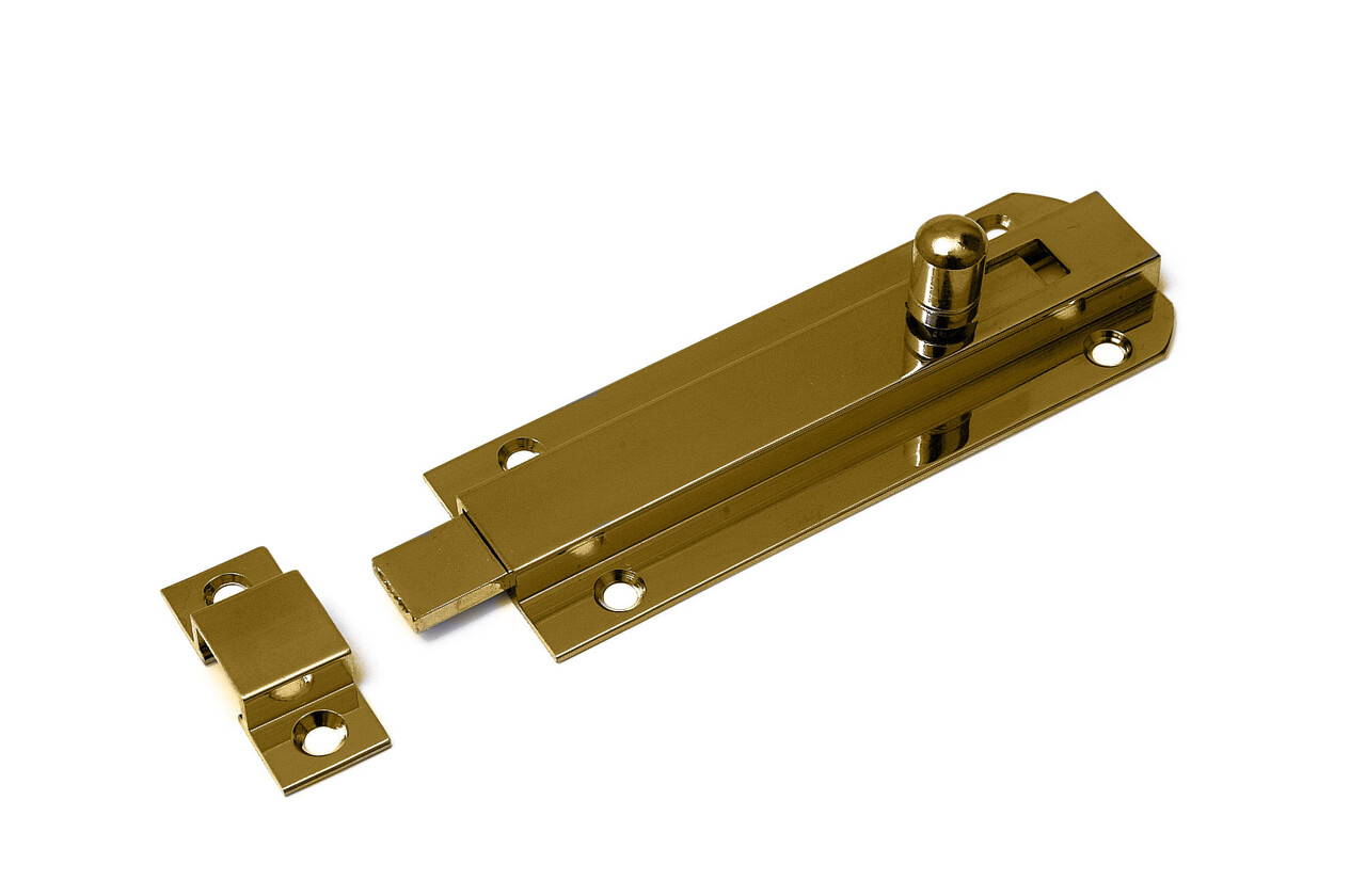 Dulimex Profielschuif vlak 35x100 messing - voor raam of deur - Dulimex Dulimex Profielschuif vlak 35x100 messing - voor raam of deur - Dulimex