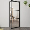Loftdeur Stalen scharnierdeur helder glas met kozijn 231.5x93 cm rechtsdraaiend Loftdeur Stalen scharnierdeur helder glas met kozijn 231.5x93 cm rechtsdraaiend