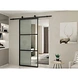 Loftdeur Stalen schuifdeur 3-vaks met helder glas Incl. schuifdeursysteem Loftdeur Stalen schuifdeur 3-vaks met helder glas Incl. schuifdeursysteem