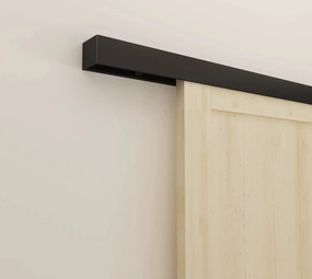 Loftdeur Zwart Modern Schuifdeursysteem 200/240cm wandmontage Loftdeur Zwart Modern Schuifdeursysteem 200/240cm wandmontage