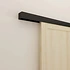 Zwart Modern Schuifdeursysteem 200/240cm wandmontage Zwart Modern Schuifdeursysteem 200/240cm wandmontage