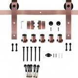 Loftdeur Schuifdeursysteem set Rose Gold 200cm Loftdeur Schuifdeursysteem set Rose Gold 200cm