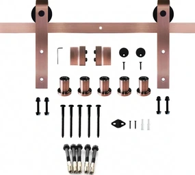 Loftdeur Schuifdeursysteem set Rose Gold 200cm Loftdeur Schuifdeursysteem set Rose Gold 200cm