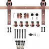 Loftdeur Schuifdeursysteem set Rose Gold 200cm - incl. rail en beslag - Loftdeur Loftdeur Schuifdeursysteem set Rose Gold 200cm - incl. rail en beslag - Loftdeur