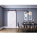 Loftdeur Schuifdeursysteem set Rose Gold 200cm Loftdeur Schuifdeursysteem set Rose Gold 200cm