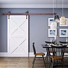 Loftdeur Schuifdeursysteem set Rose Gold 200cm - incl. rail en beslag - Loftdeur Loftdeur Schuifdeursysteem set Rose Gold 200cm - incl. rail en beslag - Loftdeur