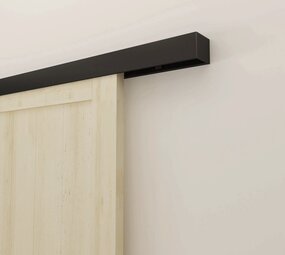 Loftdeur Schuifdeursysteem Modern zwart 200/240cm plafondmontage Loftdeur Schuifdeursysteem Modern zwart 200/240cm plafondmontage