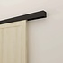 Schuifdeursysteem Modern zwart 200/240cm plafondmontage Schuifdeursysteem Modern zwart 200/240cm plafondmontage