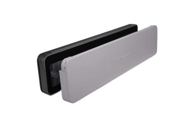 Homebox Homebox Geïsoleerde brievenbus Aluinox binnenklep zwart - inbouw voor buitendeur