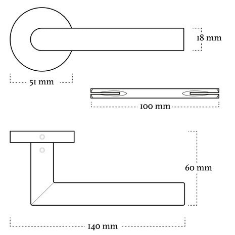 Mooi Deurbeslag Deurbeslag set loopslot en deurklink Modern geveerd zwart Mooi Deurbeslag Deurbeslag set loopslot en deurklink Modern geveerd zwart
