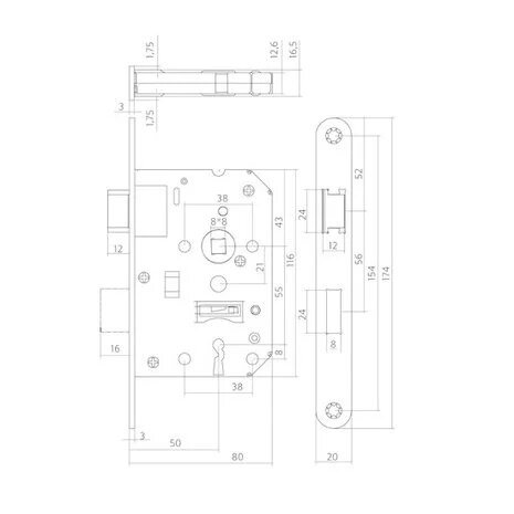 Mooi Deurbeslag Deurbeslag set met slot, sleutelrozet en deurklink Modern geveerd zwart Mooi Deurbeslag Deurbeslag set met slot, sleutelrozet en deurklink Modern geveerd zwart