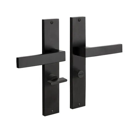 Mooi Deurbeslag Deurbeslag set Lusso met toilet-/badkamer sluiting Mooi Deurbeslag Deurbeslag set Lusso met toilet-/badkamer sluiting