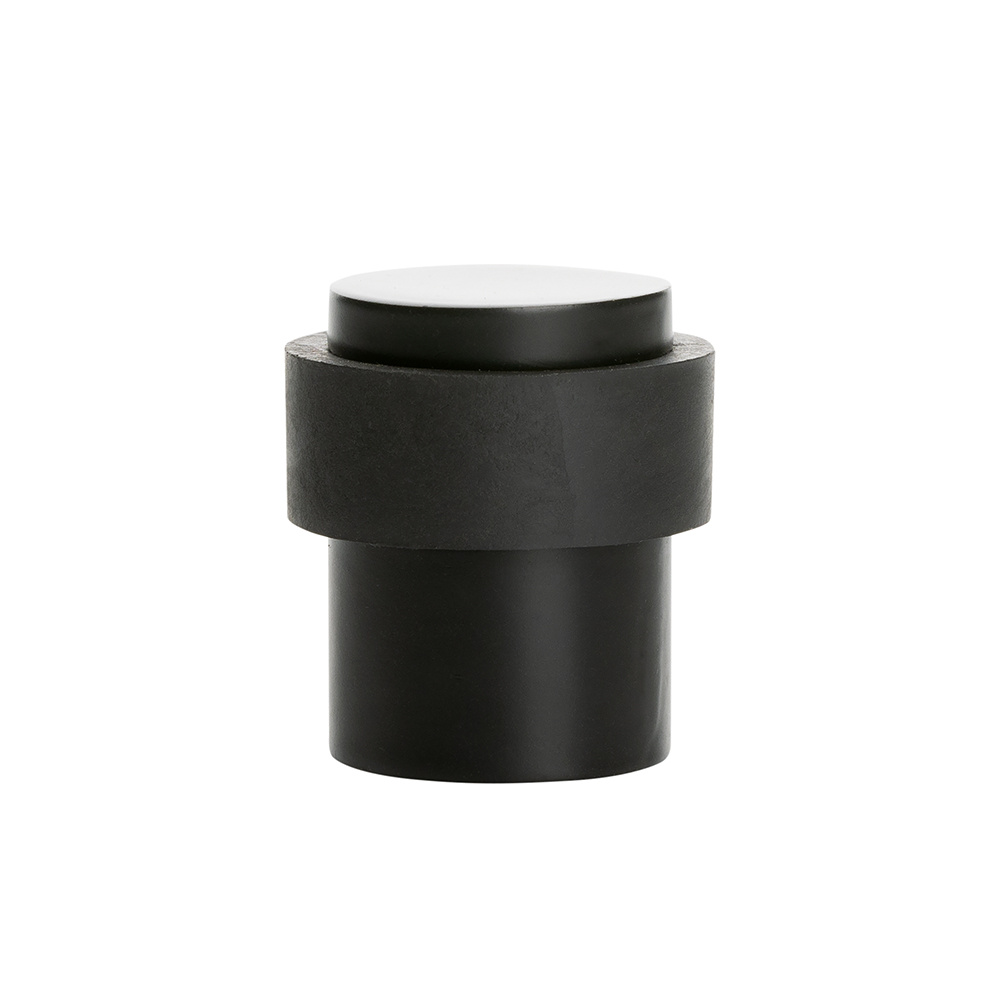 Deurstop antiek messing vloermontage 30 mm - | De voordelige deurklinken specialist