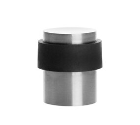 Mooi Deurbeslag Deurstopper mat nikkel voor vloermontage 30x40 mm Mooi Deurbeslag Deurstopper mat nikkel voor vloermontage 30x40 mm