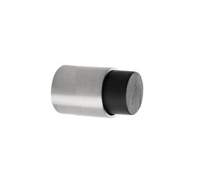 Mooi Deurbeslag Deurstopper mat nikkel voor wandmontage 35x22mm Mooi Deurbeslag Deurstopper mat nikkel voor wandmontage 35x22mm