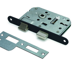 Dulimex Woningbouw klavier dag- en nachtslot zwart 55 mm Dulimex Woningbouw klavier dag- en nachtslot zwart 55 mm