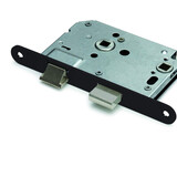 Dulimex Woningbouw toilet-/badkamerslot zwart 63/8 mm Dulimex Woningbouw toilet-/badkamerslot zwart 63/8 mm