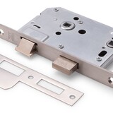 Dulimex Woningbouw toilet-/badkamerslot geborsteld rvs 63/8 mm Dulimex Woningbouw toilet-/badkamerslot geborsteld rvs 63/8 mm