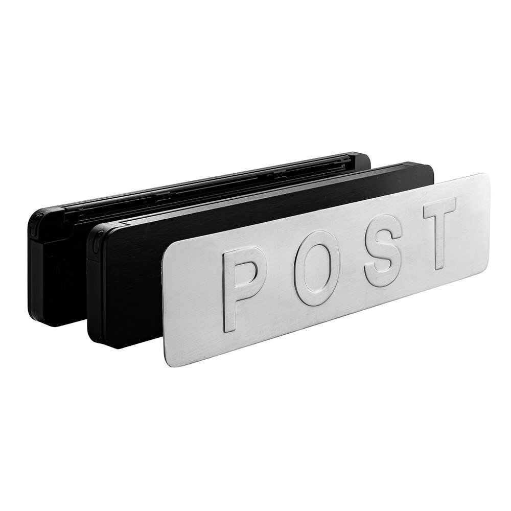 Mooi Deurbeslag Front voor Homebox buitenklep glanzend nikkel - Mooi Deurbeslag