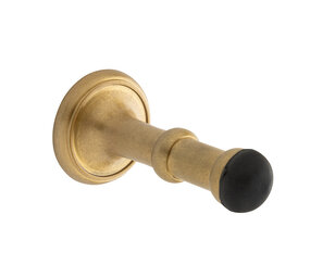 De Oude Deurklink Deurstopper - getrommeld messing De Oude Deurklink Deurstopper - getrommeld messing