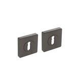 Intersteel Rozetten met sleutelgat vierkant antraciet grijs Intersteel Rozetten met sleutelgat vierkant antraciet grijs