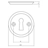 Intersteel Set Sleutelrozetten schroefgat messing getrommeld - Copy Intersteel Set Sleutelrozetten schroefgat messing getrommeld - Copy