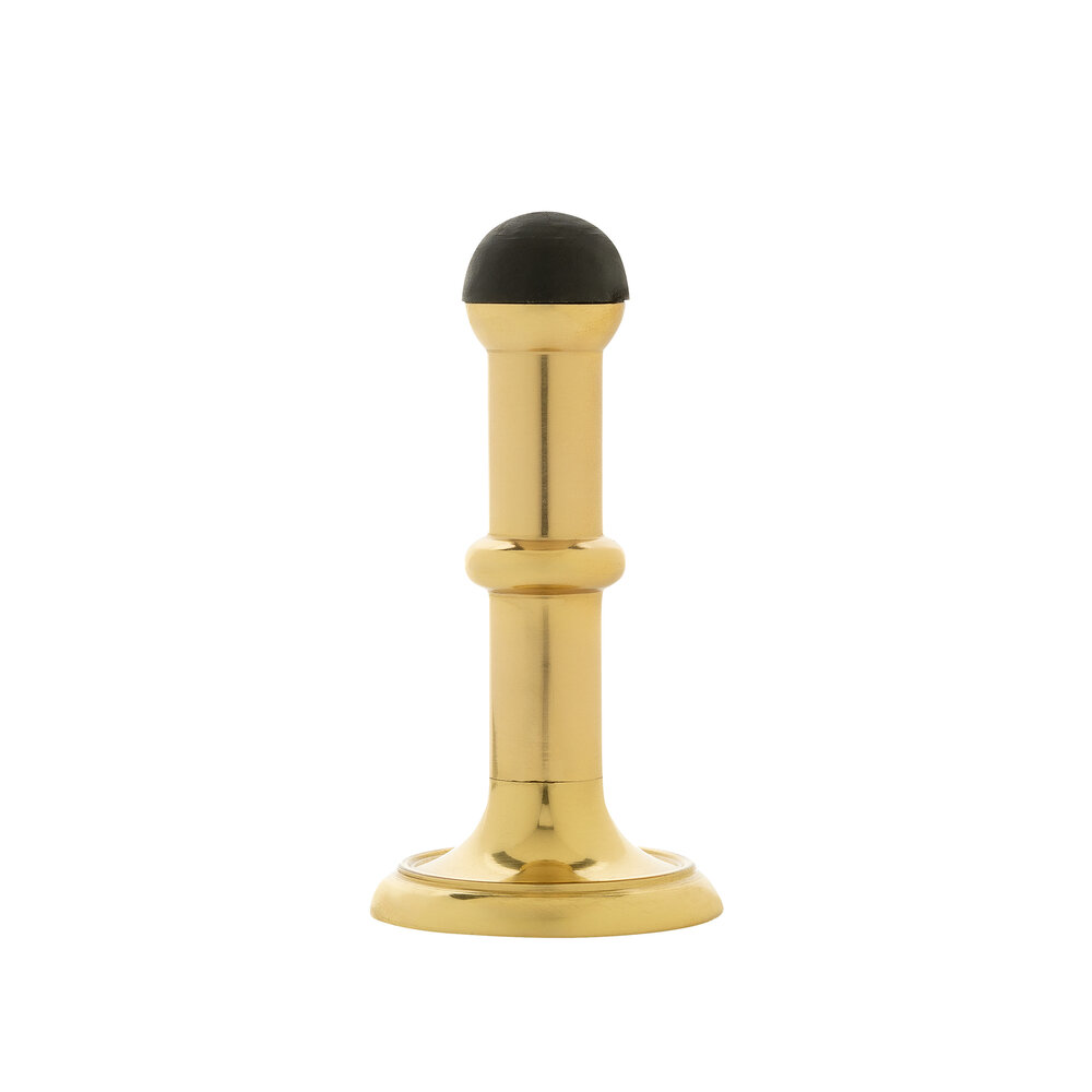 De Oude Deurklink Klassieke deurstopper messing gelakt De Oude Deurklink Klassieke deurstopper messing gelakt