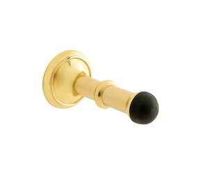 De Oude Deurklink Klassieke deurstopper messing gelakt De Oude Deurklink Klassieke deurstopper messing gelakt
