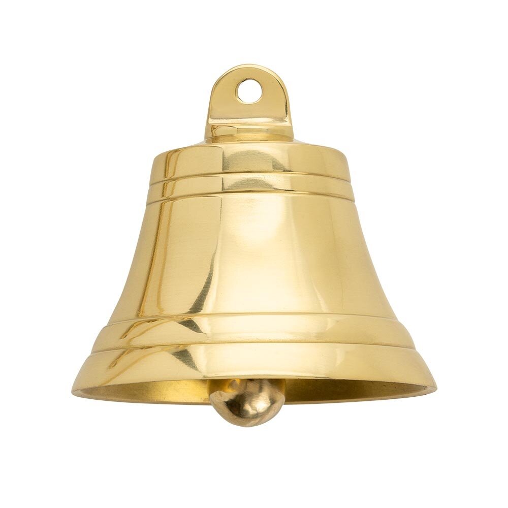 De Oude Deurklink Klassieke trekbel messing gelakt