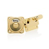 De Oude Deurklink WC slot hendel vrij-bezet messing gelakt - retro WC sluiting met indicator, montage op ooghoogte | De Oude Deurklink De Oude Deurklink WC slot hendel vrij-bezet messing gelakt - retro WC sluiting met indicator, montage op ooghoogte | De Oude Deurklink